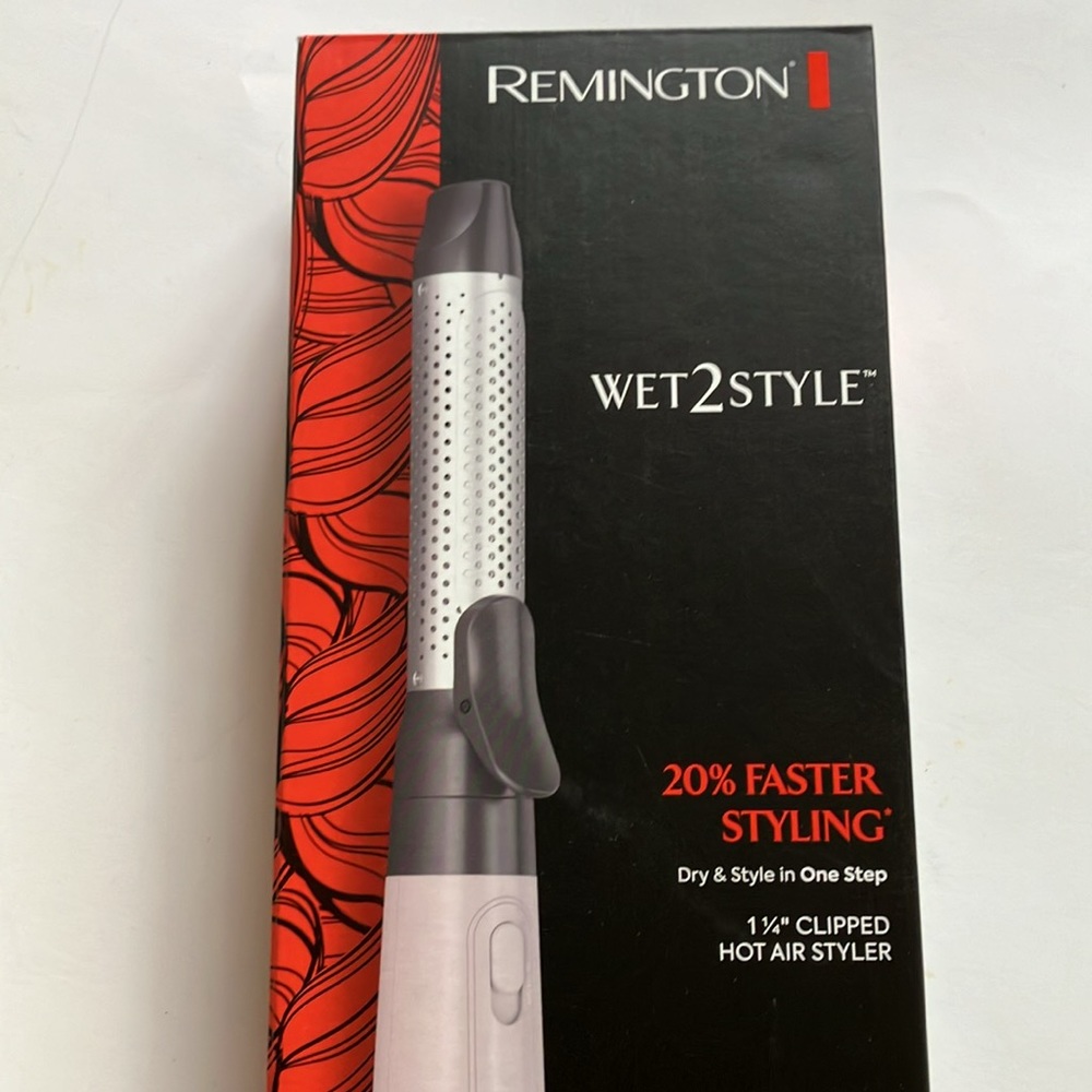 🦄. REMINGTON Wet2Style, 1 1/4” clipped hot air styler